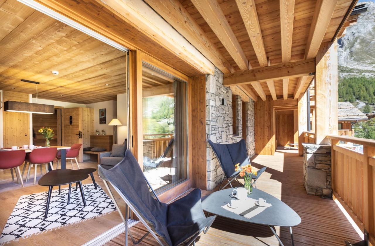 Chalet Hotelier Les Equinoxes - Val D'Isere La Daille Exteriör bild