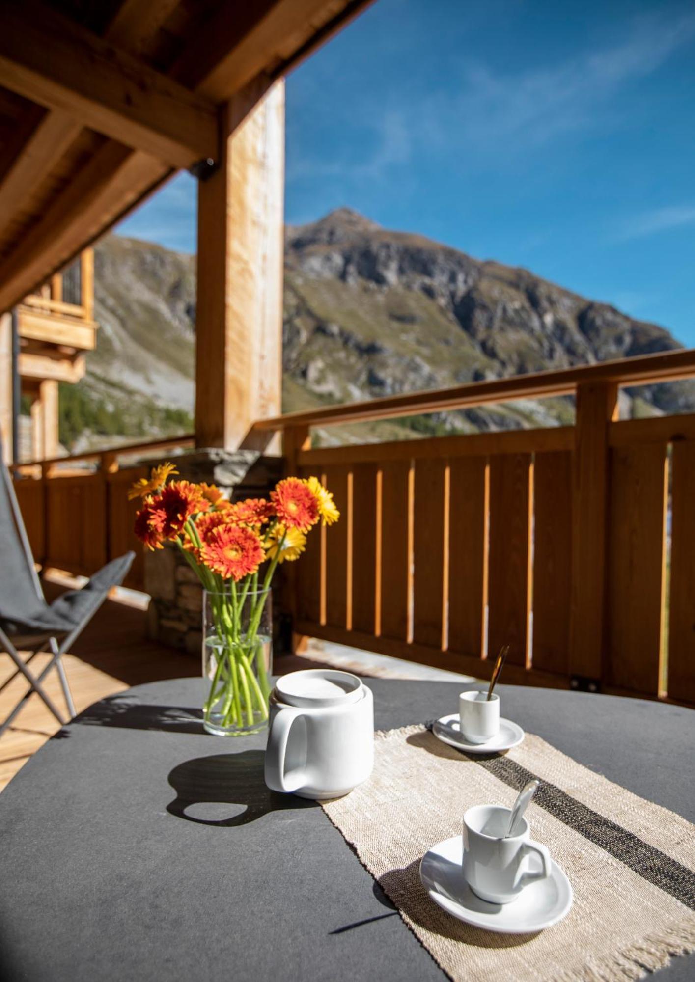 Chalet Hotelier Les Equinoxes - Val D'Isere La Daille Exteriör bild
